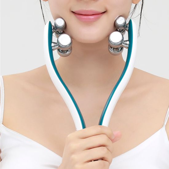 [혼바디] 빅 롤러 EMS 경락 디바이스(핑크)
