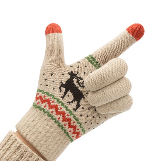 보일러 스마트폰 터치 기모 방한 털장갑 터치장갑