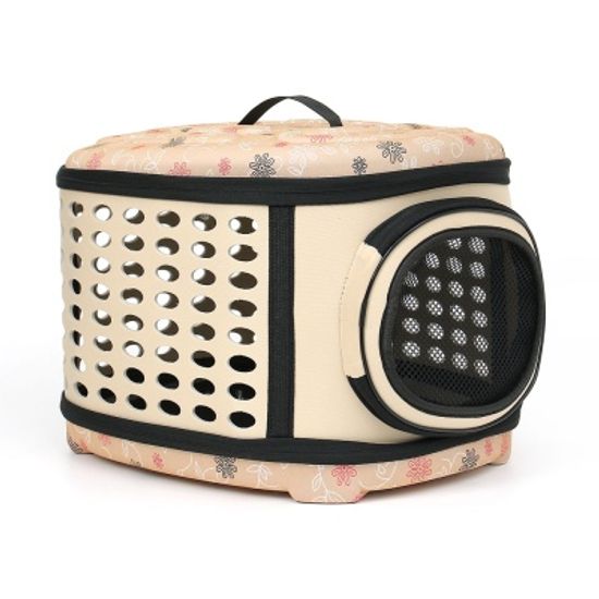 펫홈 대형 애견가방(베이지) 반려동물이동장