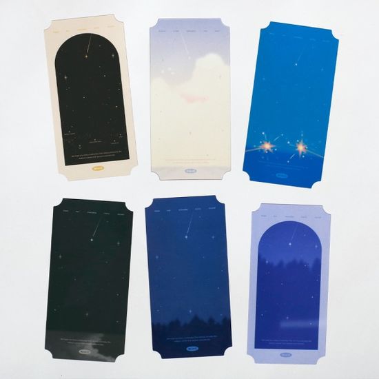 별별일상 투명 책갈피 6장 세트