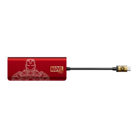 벨킨 마블 아이언맨 7in1 C타입 멀티 허브 AVC009qcBG