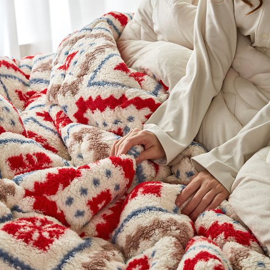 헬싱키 양털형 극세사 차렵이불베개커버 세트 SS/Q/SK