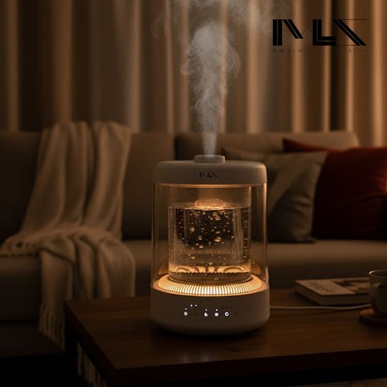 미라스 가열식 가습기 4L 대용량 분리형 물멍 가습기