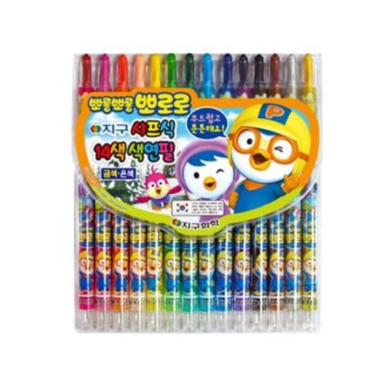 뽀로로색연필14색 (샤프식) (세트) 118432