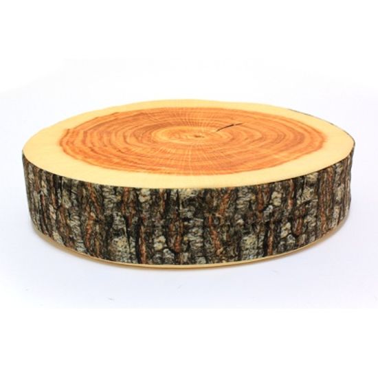 통나무 원형방석/학생선물용 사무실 패브릭 의자방석