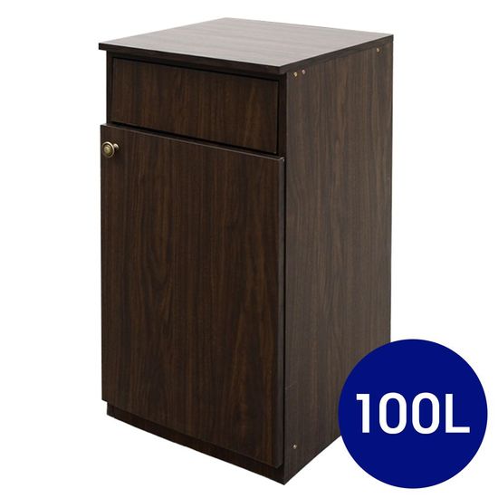목재 쓰레기통 분리수거 보관함 100L(WC356C7)