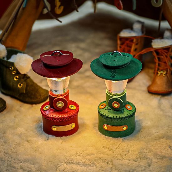 [캠핑덕]골제로 랜턴 천연 가죽 쉐이드 콜맨