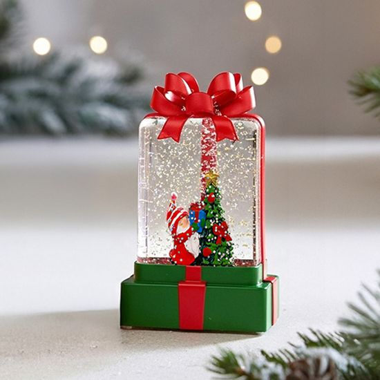  크리스마스 스노우볼 무드등 선물상자 LCM-SG05