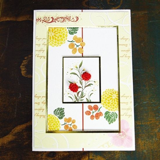 감사카드 꽃 연하장 아로하 FT210-1