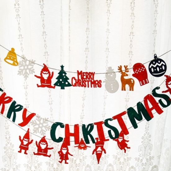 크리스마스 홀리 미니 가랜드