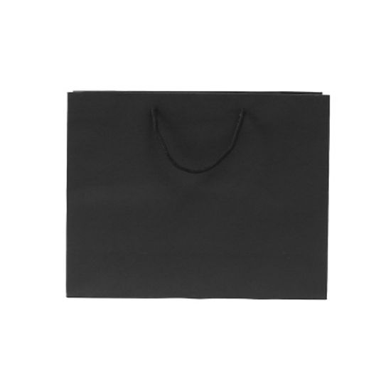 무지 가로형 쇼핑백(블랙)(32x25cm)/종이쇼핑백