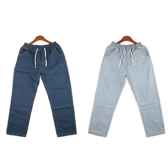 남자 허리 밴딩 일자 청바지 500406(WEB478F)