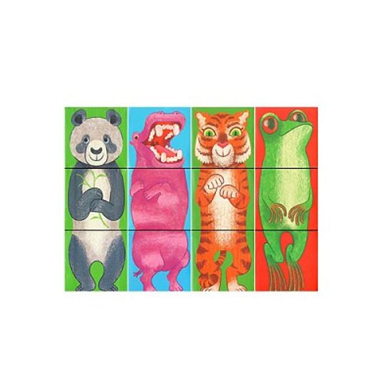 [Crocodile creek]  World Animals Flip Zoo Magnetic Puzzle