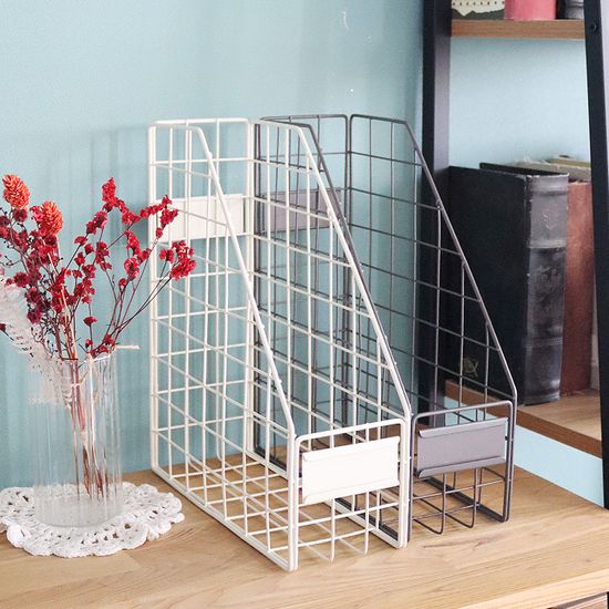 더블 네임택 바스켓 파일꽂이 2color