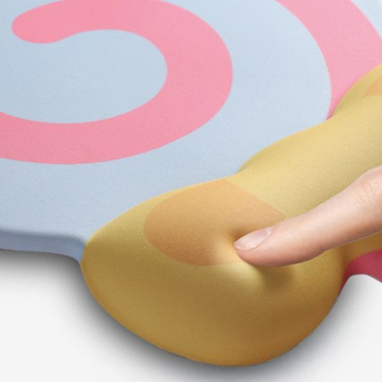 롤리팝 젤리 손목보호대 마우스패드 세트