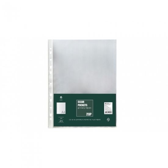 클리어화일 리필내지A4(20매).F420-7S1