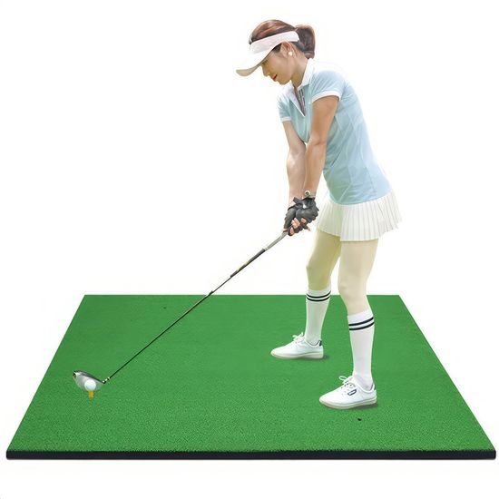 골프매트 인조잔디 100X100cm 스윙 연습 접이식 B869.