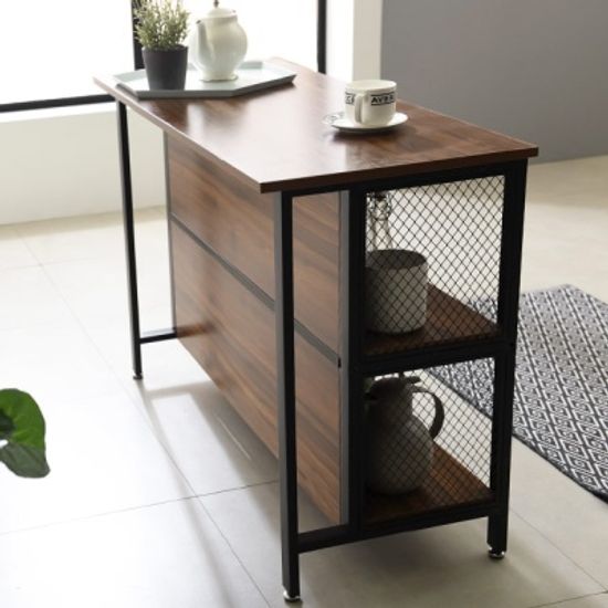 스틸 메쉬홈바 아일랜드 렌지대선반 주방수납장