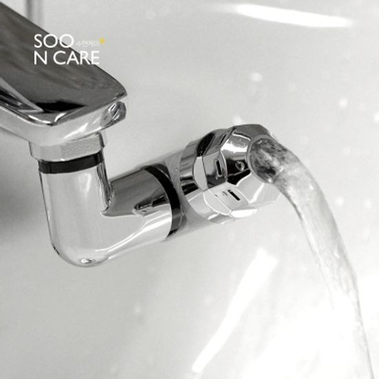 양치컵이 필요없는 수앤케어 세면대 필터탭+리필3P