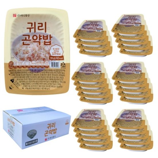 곤약닷컴 [한끼 123kcal] 귀리곤약밥 150g x 30팩