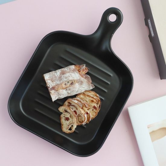 도자기 프라이팬 플레이팅 접시