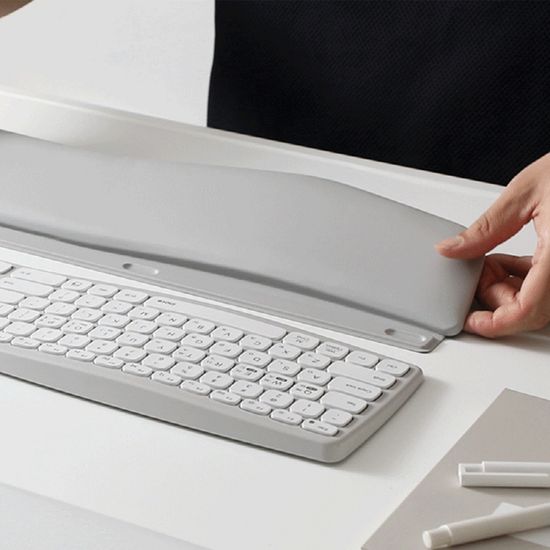 아이노트 인체공학 팜레스트 무선 키보드 NK805RB