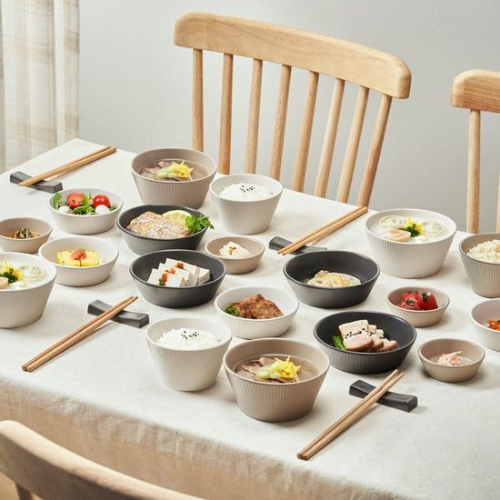 담음공방 온감 가족 도자기 그릇 식기 홈세트 28P