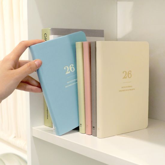 오첵 2026 날짜형 먼슬리 몬저널 몬져널 다이어리