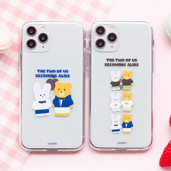 갤럭시S25 커플룩 UV 젤리 폰케이스 아이폰