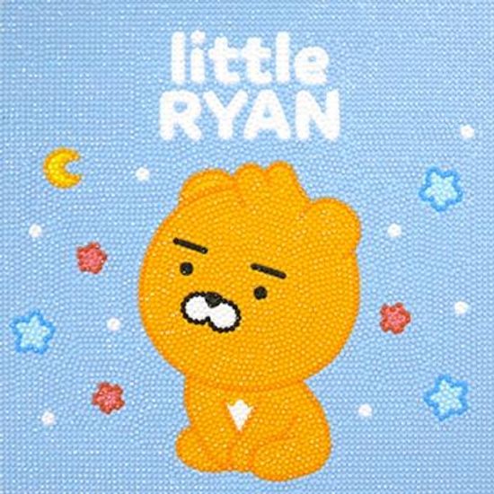 카카오프렌즈 리틀라이언 보석십자수 캔버스 25x25cm