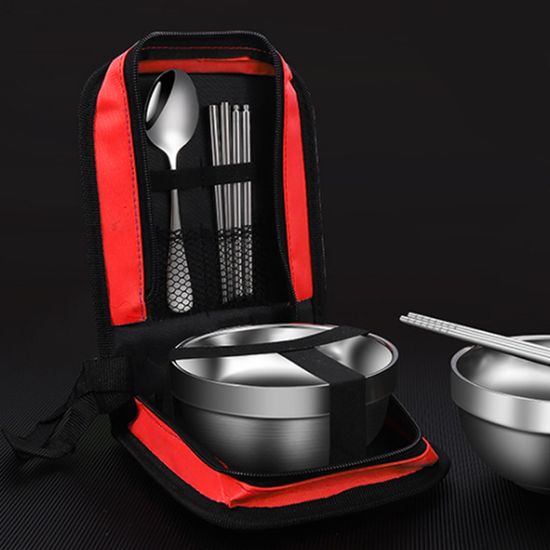 캠핑랜드 휴대용 수저 식기 1인 캠핑용품 야외용그릇
