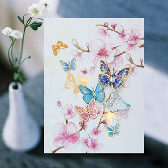 큐빅나비 카드 FT1038-5