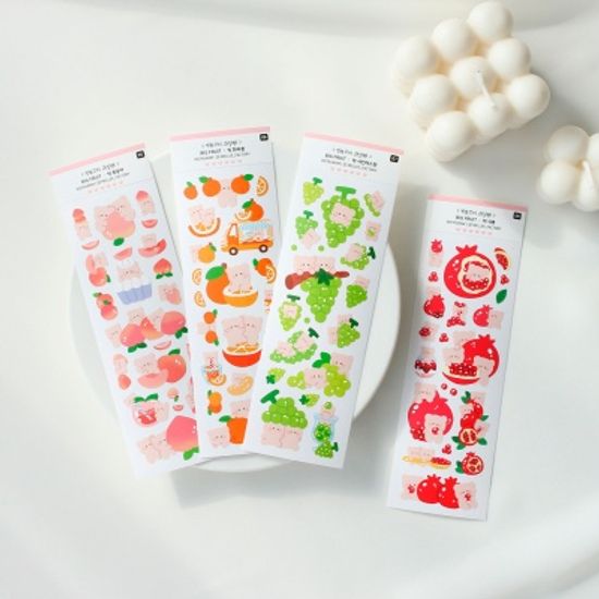 [멜리팩토리] 빅캐릭터 쪼꼬미 과일 8종패키지