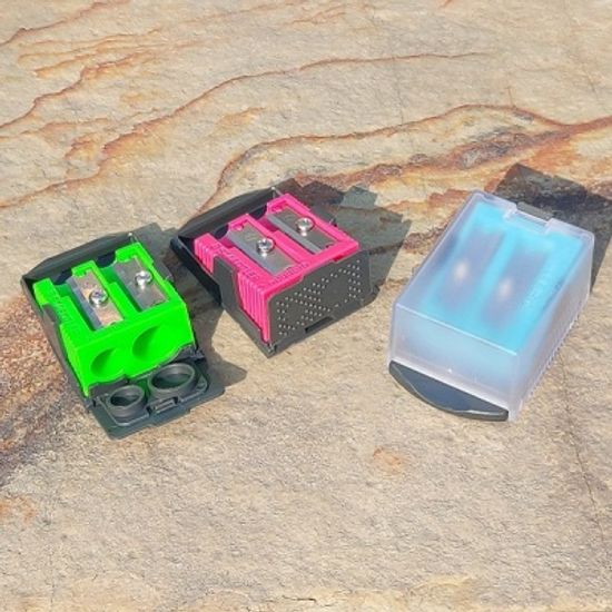 스테들러 점보연필 가능 2홀 캡형 연필깎이 512 60