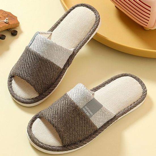 홈홈 린넨 실내화 265-270mm 층간소음 쿠션 거실화