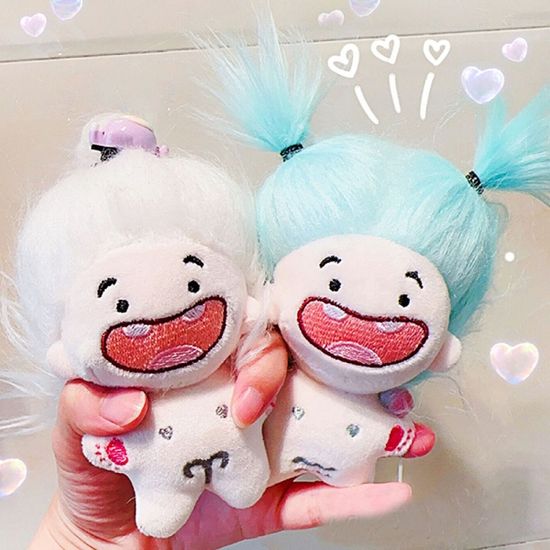 diy 애착 인형 머리 묶기 땋기 귀여운 캐릭터 키링