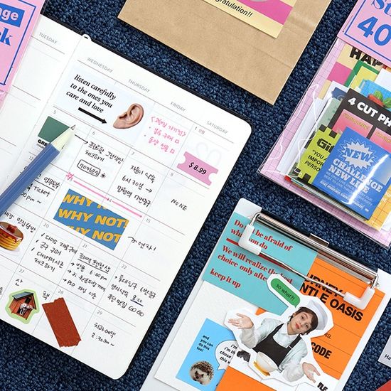 스토리지 메세지 스티커 팩 (다꾸 스티커 40매)