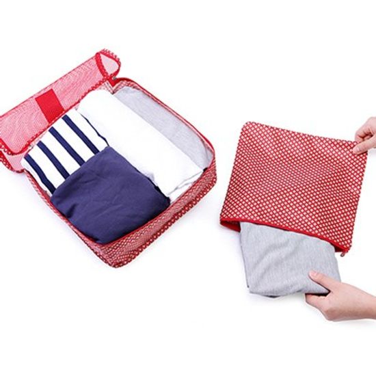PATTERN CLOTHES POUCH size M 여행용 의류 파우치