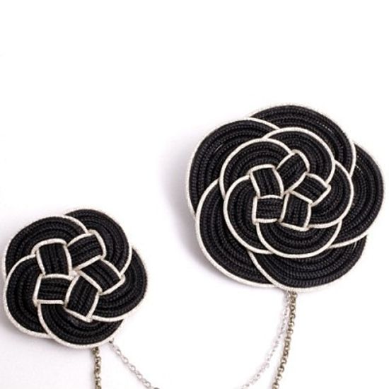 Double Flower 브로치