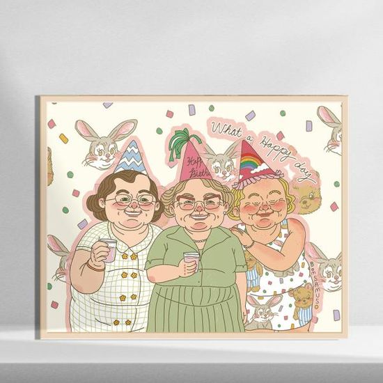 세친구, 봄사무소 그림 인테리어 거실 액자