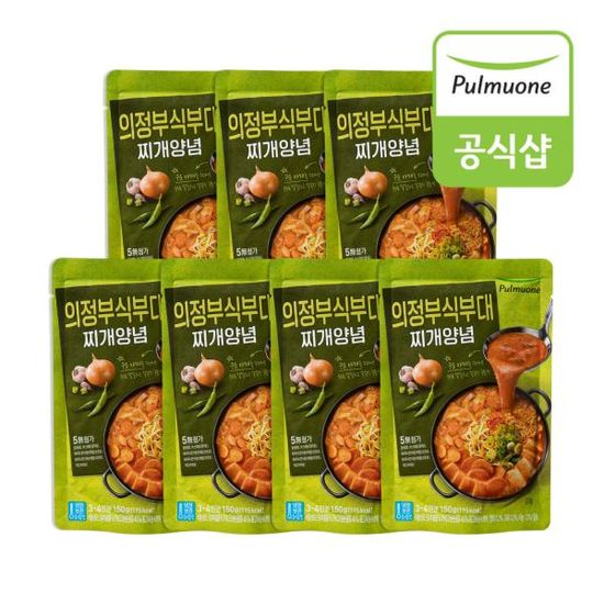 풀무원 의정부식부대찌개양념 150g x 7봉