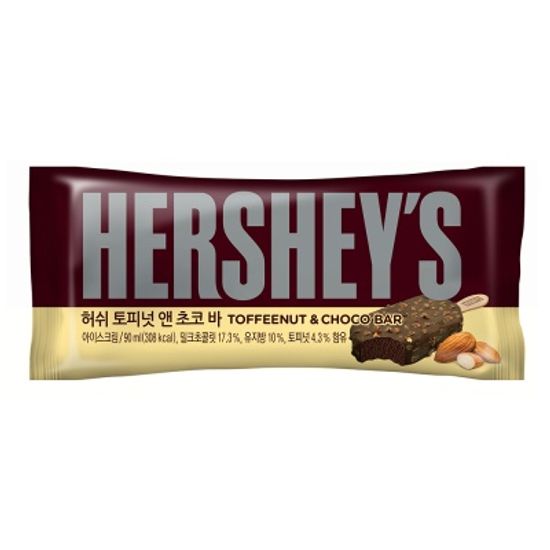 편의점 베스트셀러 허쉬아이스크림 토피넛초코바 12개