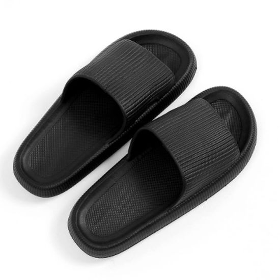 마이홈 통굽 논슬립 슬리퍼(265-270mm) (블랙)