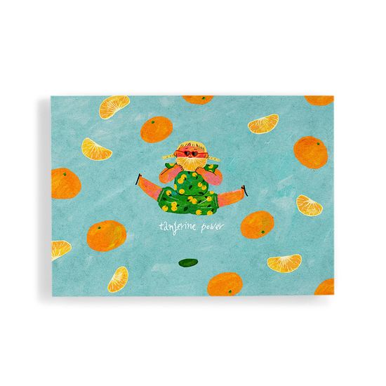 Tangerine power / 일러스트 액자
