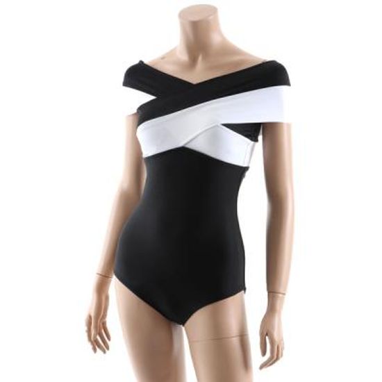 [더로라]원피스 수영복- 오프숄더 M5006