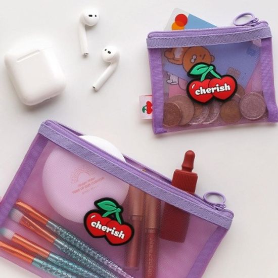 핑크풋 9000체리쉬메쉬파우치세트