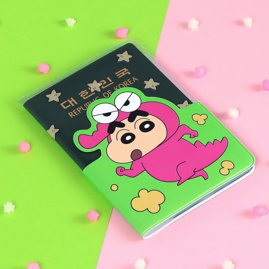 짱구는못말려 투명여권케이스