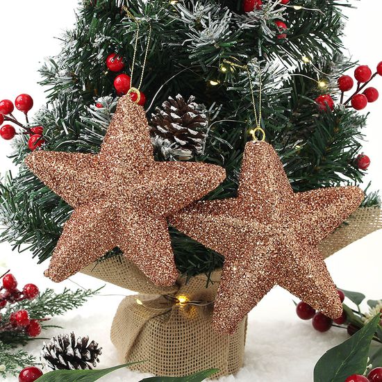 [도토로]로즈골드 트리 오너먼트 2p세트(입체별)