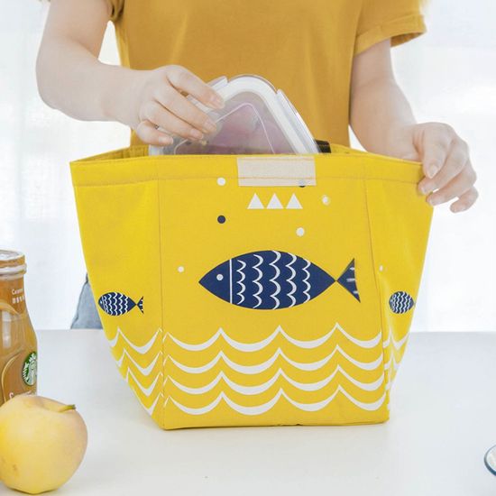 키밍 보온 보냉 방수 은박 도시락 가방(W8B4B28)