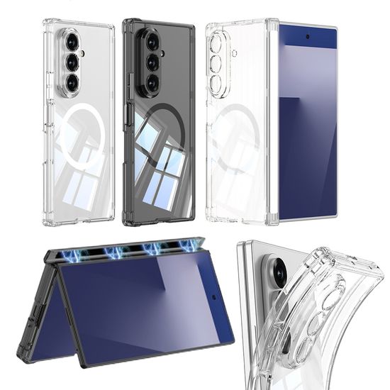 갤럭시z폴드7 에어백 맥세이프 호환 투명 젤리 케이스